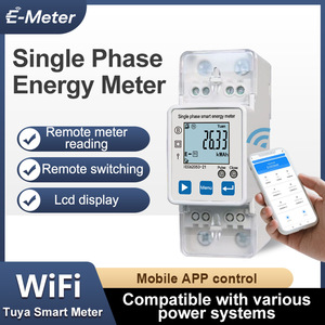 E-Meter Single Phase Smart Energy Meter With WiFi App Control LCD Display For Home Electricity Monitoring - Product Image 4