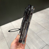 Étui de téléphone magnétique de luxe Zw à quatre coins, antichoc, avec porte-cartes, pour 16/15 Plus, matériau PC durable