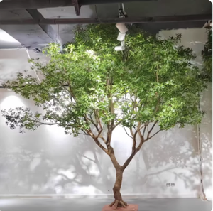 모조 안드로메다 펜둘리플로라 바닥에 세우는 녹색 식물 풍경 대형 인조 나무 및 인조 식물 - Product Image 6