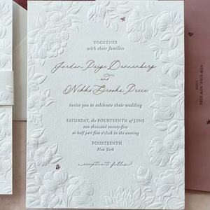 Thiệp cưới cao cấp bán sỉ - Giấy thủ công nổi 3D & thiệp chúc mừng giấy cao cấp - Product Image 3