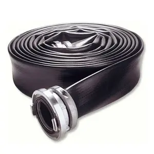 10 Inch 240 Psi TPU Layflat Hose Hitam Tekanan Tinggi FRAC Selang Air