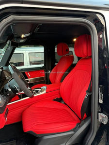 Housse de siège sur mesure pour accessoires de voiture, 5 housses de siège en cuir de luxe adaptées à Mercedes Benz GLE 450 350 G580 550e GLS <span class=keywords><strong>400</strong></span> - Product Image 3