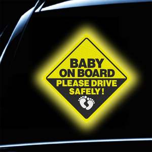 Calcomanías Magnéticas para Parachoques de Automóvil 'BEBÉ A BORDO', las Más Vendidas, Calcomanía Reflectante con el Eslogan 'Bebé en el Auto' - Product Image 6