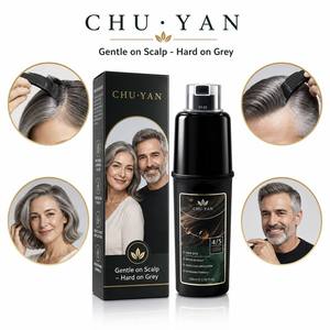 Teinture capillaire professionnelle facile à appliquer - Conception avec applicateur intégré pour une couverture à 100% des cheveux gris - Product Image 1