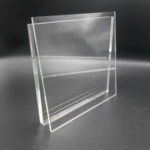 Plaque en acrylique PMMA <span class=keywords><strong>transparente</strong></span> pour présentoir de vente au détail, épaisseur 8 mm, <span class=keywords><strong>imprimable</strong></span> UV, tailles personnalisables, facile à plier, plateau surélevé en plastique transparent - Product Image 3