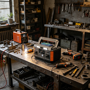 Estación de energía portátil de 600W y 520Wh a 110V para acampar en la montaña, explorar el bosque y pasar la noche al aire libre. - Product Image 1