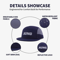 Casquette de sport réfléchissante haute visibilité, pliable, avec visière souple en EVA, pour course à pied, cyclisme et camping