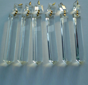 긴 삼각형 모양의 프리즘 드롭 광택 기술과 고급 크리스탈 샹들리에 - Product Image 1