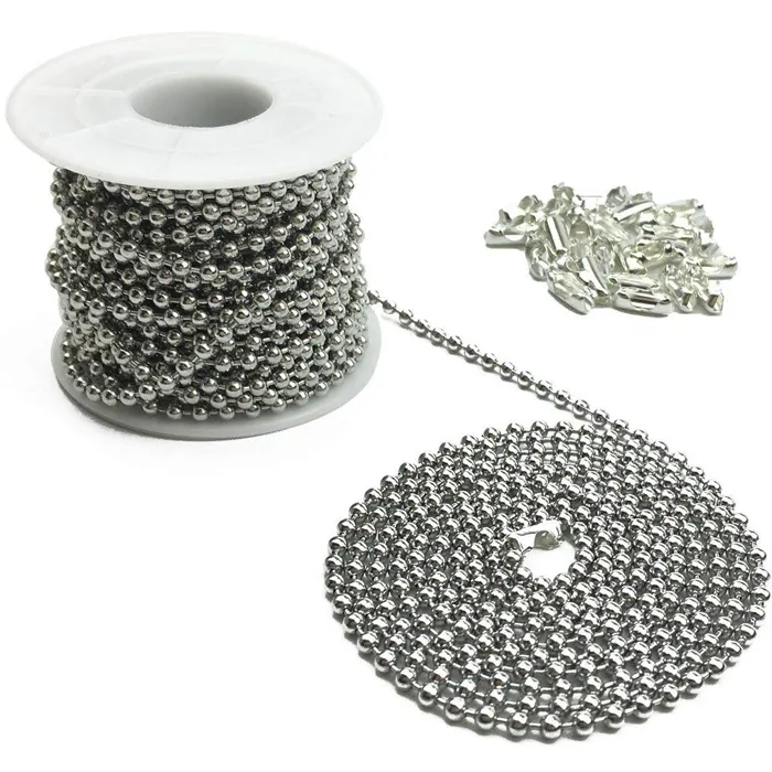 4.5* 6mm roller and zebra blinds or decoration stainless steel ball chain,good quality ballchain.