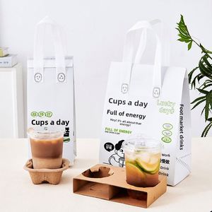 Sac isotherme portable en aluminium et non-tissé, anti-humidité, pour boissons (thé au lait, café), avec logo, très populaire sur internet - Product Image 3