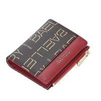 Baellerry Band Pergelangan Tangan Wanita, Tas Tangan Mini Dompet Koin Motif Huruf Kecil Modis Desain Baru