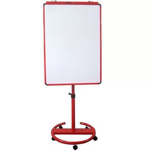 Tableau blanc magnétique mobile en verre trempé, réglable en hauteur, effaçable à sec, avec support, 70x100cm jusqu'à 180cm - Product Image 3