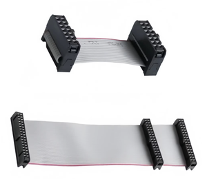 1,27 2,0 2,54 Rastermaß IDC-Steckverbinder Graues Flachbandkabel Kundenspezifische N-Pin-Montage Flexibles Kabelbaum-Kabel - Product Image 1