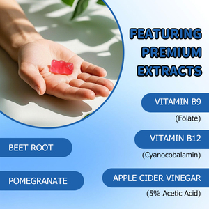 Private Label Apple Cider Vinegar Gummies with Apple Cider Vinegar Supports Metabolic Function Healthy Digestion Gummies - Product Image 3
