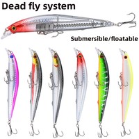 Leurre flottant/plongeant Minnow lesté au plomb pour pêche à la perche, longue portée, sans hameçons, vente en gros