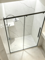 Nouveaux panneaux muraux de douche de luxe imperméables en marbre cultivé pour hôtels, maisons, villas et bureaux