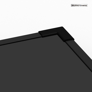 2026 Wupro 新款壁挂式 <span class=keywords><strong>100</strong></span> 英寸 PVC 黑水晶投影屏幕 增强增益 标准投射 ALR 投影屏幕 - Product Image 3