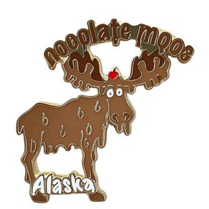 Prix de gros OEM Émail <span class=keywords><strong>Esquimau</strong></span> Drapeau de l'État américain Alaska Métal Charme Souvenir Aimants Personnalisé Alaska Réfrigérateur Aimants - Product Image 6