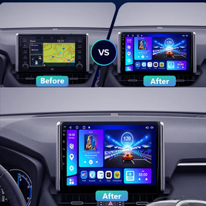 Radio de coche de 10 "para <span class=keywords><strong>Toyota</strong></span> RAV4 <span class=keywords><strong>RAV</strong></span> 4 <span class=keywords><strong>2018</strong></span> - 2020 navegación GPS Carplay BT reproductor de vídeo Multimedia Android 13 2 Din 4G WIFI - Product Image 2