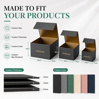 Boîte cadeau magnétique pliable personnalisée, emballage en papier rigide recyclé avec logo pour vêtements, chaussures, accessoires, coffrets cadeaux, OEM ODM