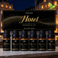 Ensemble cadeau d'huiles essentielles pour hôtel en gros, huiles essentielles naturelles pour diffuseur, ensemble d'huiles essentielles pour diffuseur, fabrication de savon et de bougies