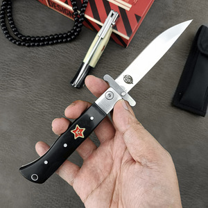 Cuchillo Plegable Personalizable de Acero Inoxidable 5Cr13 con Mango G10 para Camping, Supervivencia y Caza - Soporte OEM - Product Image 6