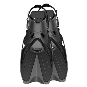 Logotipo personalizado de alta calidad TPR Blade Snorkeling deportes acuáticos aletas cortas de natación aletas de buceo - Product Image 2