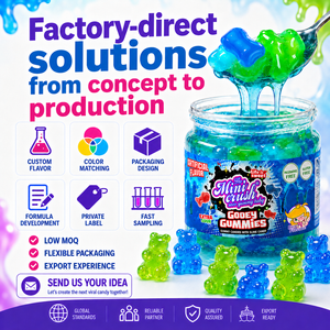 Divertente Slime Liquido Scavabile, Caramelle Gommose in Barattolo, Salsa Acida Intrattenente, Dolci Assortiti al Gusto di Frutta - Product Image 5