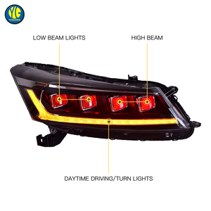 ไฟหน้า <span class=keywords><strong>LED</strong></span> อัพเกรดสำหรับรถยนต์ฮอนด้า แอคคอร์ด รุ่นที่ 8 ปี 2008-2013 ยี่ห้อ YU GUANG - Product Image 4