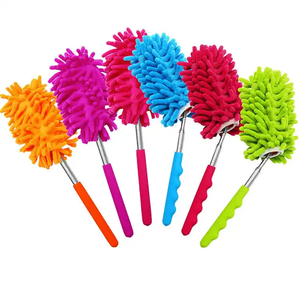 منفضة مايكروفايبر قابلة للغسل منفضة تنظيف قابلة للفصل مع منفضة قابلة للغسل لأثاث السيارة مع عمود طويل - Product Image 6