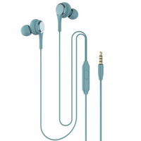 Earphone In-Ear Berkabel 3.5mm Universal Headset Handsfree dengan Mikrofon Desain Berlapis Elektroplating
