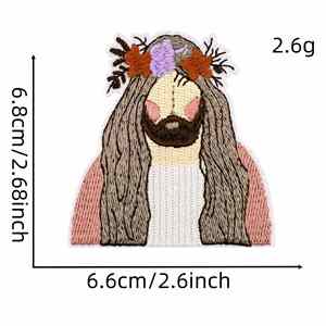 ชุดปักลายขนาดใหญ่ รีดติดได้ ลาย HOPE JESUS FAITH FAIR CRED สำหรับตกแต่งเสื้อผ้าและกระเป๋า - Product Image 6