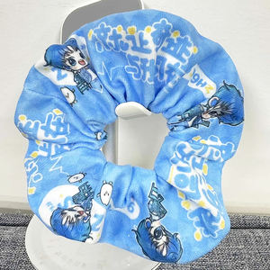 Vigreat Bulk Tela de dibujos animados impresa personalizable Acabado Muestra <span class=keywords><strong>gratis</strong></span> Logo <span class=keywords><strong>gratis</strong></span> Diseño Personaje coleccionable <span class=keywords><strong>Anime</strong></span> Scrunchie - Product Image 2