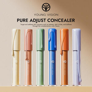 Corrector Líquido Amarillo <span class=keywords><strong>Naranja</strong></span>, <span class=keywords><strong>Base</strong></span> de Maquillaje, Reparación Facial, Corrector de <span class=keywords><strong>Ojeras</strong></span>, Corrector de Tono de Piel, Corrector Iluminador Morado - Product Image 2