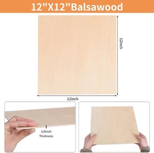 <strong>Thin</strong> 1/8\" Basswood Craft <strong>Wood</strong> Sheets Unfinished Plywood Laser <strong>Cutting</strong> DIY Painted Project <strong>Board</strong> 12\" X 12\" Craft Project <strong>Board</strong> - Product Image 3