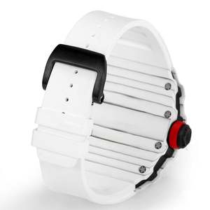 Montre-bracelet mécanique en fibre de carbone RM White 2702, luxe, tourbillon, mouvement automatique, montre-bracelet essentielle pour homme, mode, gym - Product Image 6