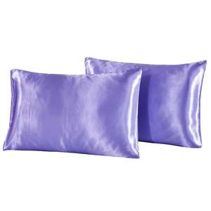 Funda de Almohada de Satén de Seda Sintética con Diseño Multicolor, Juego de 2 Fundas para un Sueño Saludable - Product Image 2