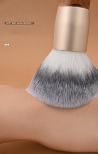 Brocha <span class=keywords><strong>de</strong></span> <span class=keywords><strong>Maquillaje</strong></span> Profesional para Polvos Sueltos, <span class=keywords><strong>de</strong></span> Madera, con Pelo Sintético Suave, para Iluminador, Accesorios <span class=keywords><strong>de</strong></span> Belleza <span class=keywords><strong>de</strong></span> Marca Privada - Product Image 5