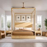 platzbett himmel schlafzimmer möbel-set innenraum-möbel-sets wohnzimmer sofa lounger nachttisch hotel villa tv-ständer