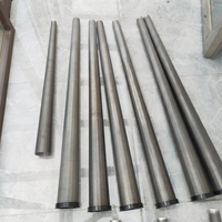 Saringan Kawat Berbentuk Kerucut, Tabung Filter Persegi, Baja Tahan Karat 304 316L, Ukuran Celah 0.1-1mm, Kelas Industri ISO