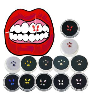 Gemas de dientes de cristal | Joyería con forma de mariposa de oso de 3 - 5 mm | Kit de gemas de dientes OEM ODM al <span class=keywords><strong>por</strong></span> mayor - Product Image 1