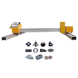 โต๊ะตัดพลาสม่า CNC ขนาดเล็ก ใช้โปรแกรม AutoCAD, หัวตัดพลาสม่า 120A, แบบพกพาสำหรับตัดสแตนเลส, เครื่องตัดพลาสม่า CNC แบบรางคู่ - Product Image 4