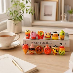 Jouet Squishy Mini Fast Food 6cm en Mousse PU à Rebond Lent, Anti-Stress Kawaii Frites et Burger, pour Enfants et Adultes, Vente en Gros, OEM - Product Image 5