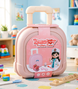 Juego de Doctor para Niños, <span class=keywords><strong>Juguete</strong></span> de Imitación, Maleta de Doctor Portátil, Botiquín de Medicamentos, Juguetes de Doctor - Product Image 2