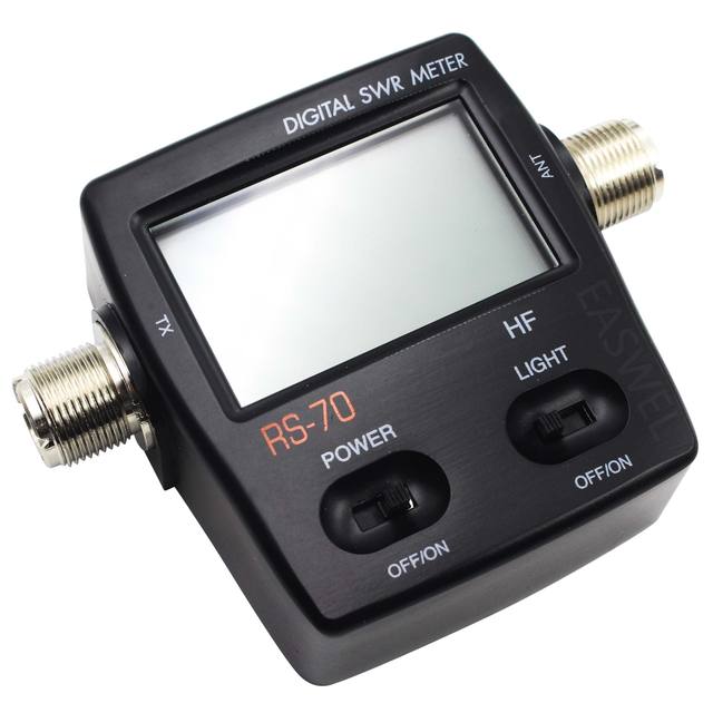 RS-70 Digital SWR Meter HF 1.6-60MHz 200W Two Way Radio Ham Radio Hf Transceiver