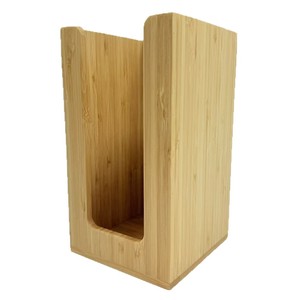 Porte-gobelets en papier rectangulaire pour bureau, écologique, sans perçage, couleur noire naturelle - Product Image 2
