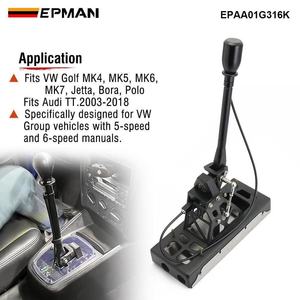 EPMAN Performans CNC Alüminyum Kısa Vites Kolu, VW Golf MK4 MK5 MK6 MK7 Audi A3 TT 2003-2018 EPAA01G316K için Araç Vites Topuzu ile - Product Image 4