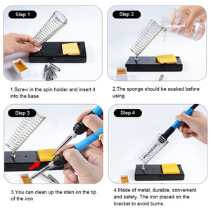 US/EU PLUG Hands <strong>Kit</strong> 60W Soldering Iron <strong>Kit</strong> <strong>Electric</strong> Soldering Iron Knife Desoldering Pump Soldering Iron Welding Tools - Product Image 3