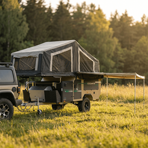 Remolque de Campamento Todoterreno de Lujo con Techo Elevable, Suspensión Independiente, Caravana, Gran Oferta 2026 - Product Image 1