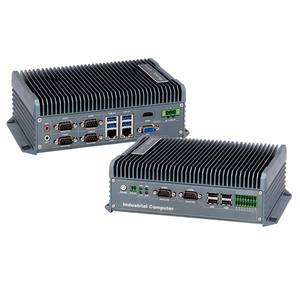 Mini PC Industrial sin Ventilador QY-B5800 Intel Core RS232/485 LAN Dual 14 Canales GPIO DC 9-36V Amplio Rango de Voltaje PC Embebido en Caja para Uso Industrial - Product Image 1